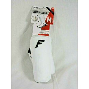 NEW Franklin Soccer Shin Guards Sock'r Medium Up to 5' 3" White NEW w/TAGS